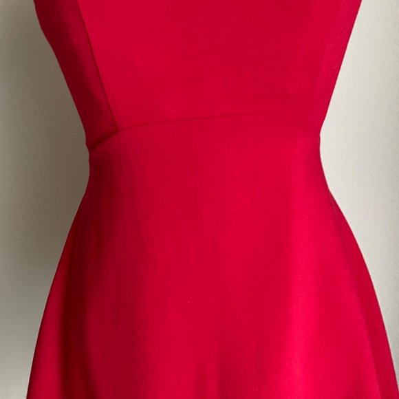 French Connection sz 4 Sleeveless Boat neck fit flare sheath mini dress - Picture 3 of 11